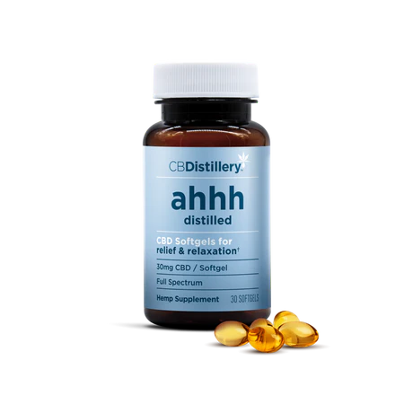 CBDistillery 30mg Broad Spectrum CBD Softgels (30 Count)