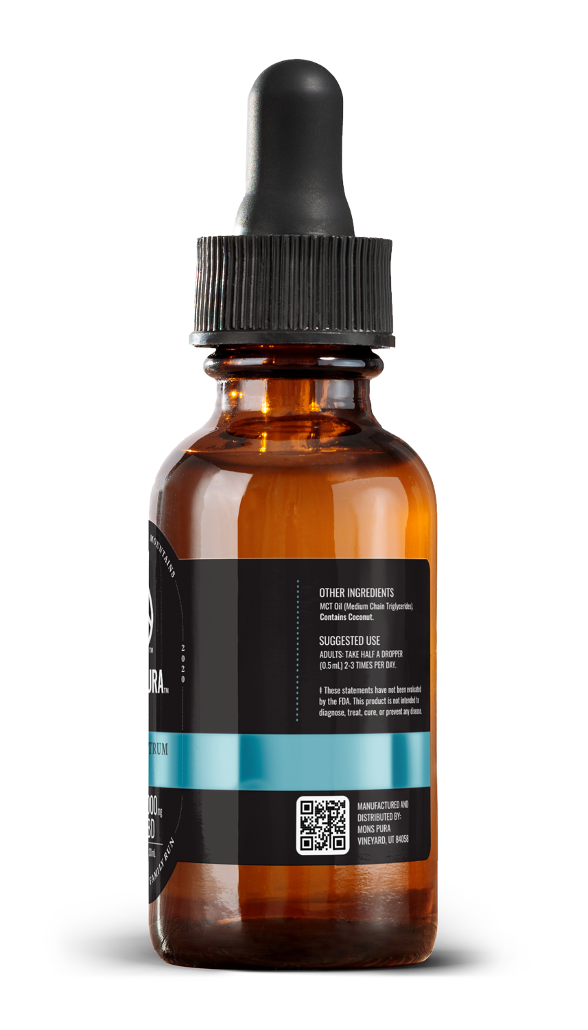 Mons Pura Full Spectrum 2,000mg Tincture