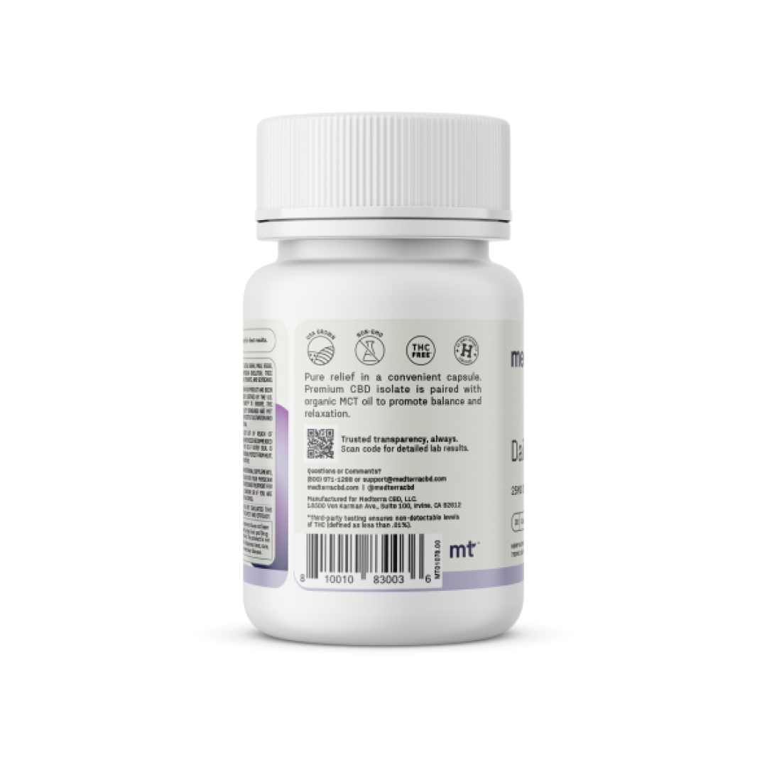 Medterra Daily Relief CBD Isolate Capsules