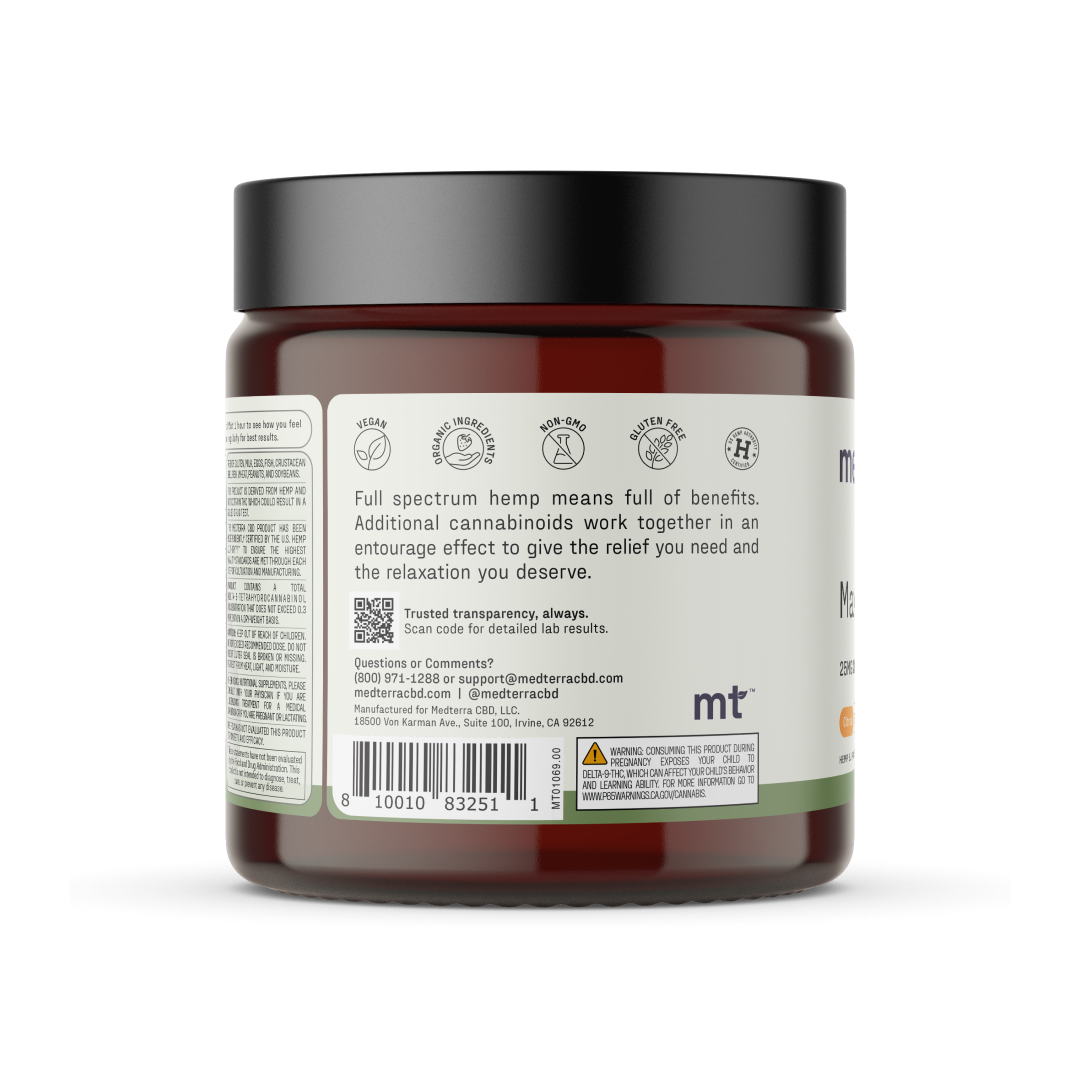Medterra Max Relief Full Spectrum CBD Gummies