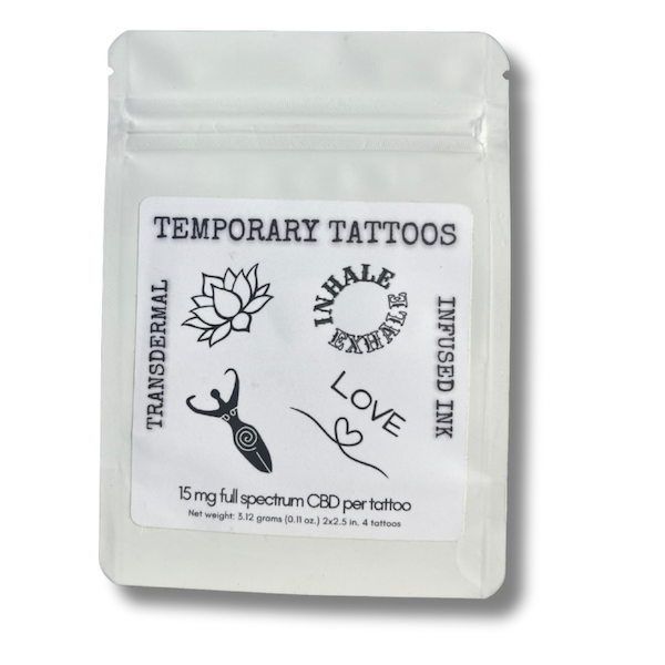 CBD temporary tattoos - The Meditation Collection