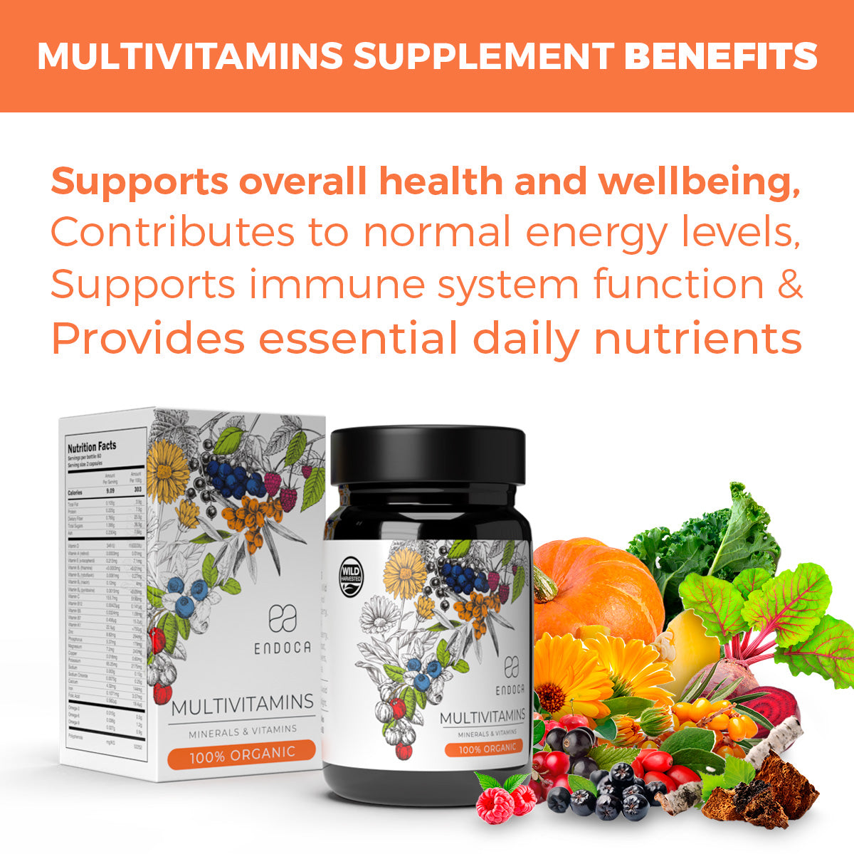 Endoca Organic Multivitamin Best Sales Price - CBD