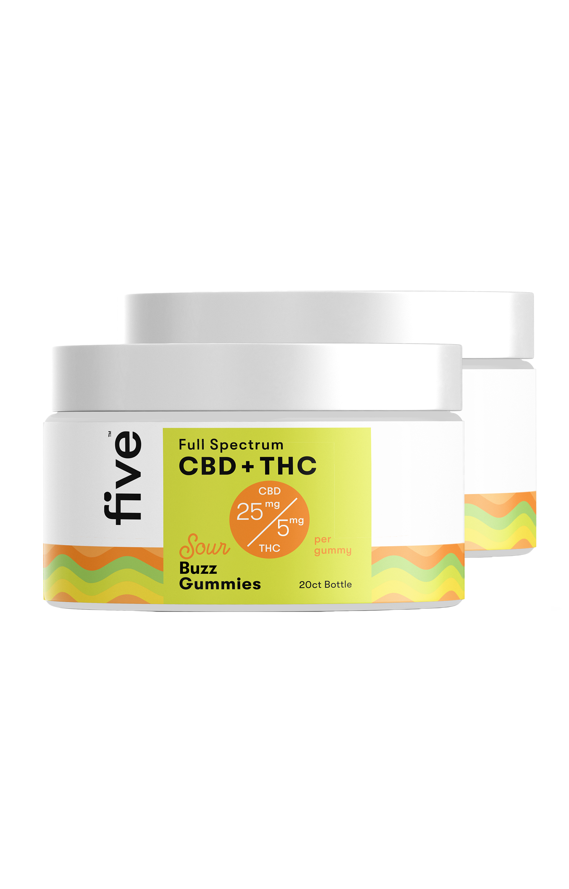 Five CBD Full Spectrum CBD + THC Gummies [Free]