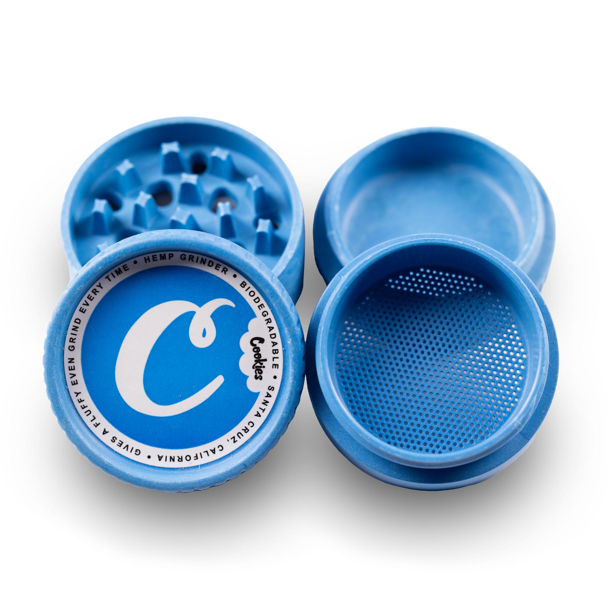 Santa Cruz Shredder Hemp 4 Piece "Cookies" Grinders Best Price