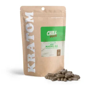 500mg Kratom Capsules - Green Maeng Da - 100 ct - Chill Plus