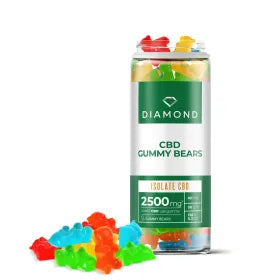 50mg CBD Isolate Gummy Bears - Diamond CBD Best Price