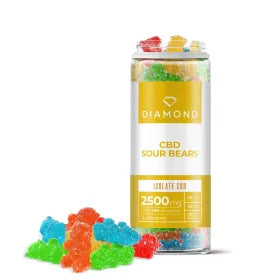 50mg CBD Isolate Sour Bears - Diamond CBD Best Price