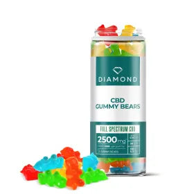 50mg Full Spectrum CBD Gummy Bears - Diamond CBD Best Price