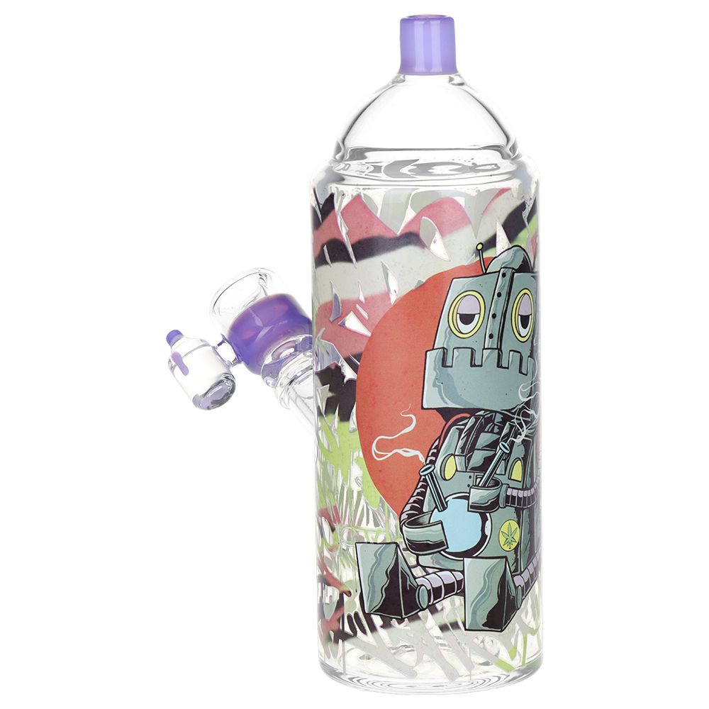 Pulsar Graffiti Series Spray Paint Glass Water Pipe Set / 7.5" / 14mm F