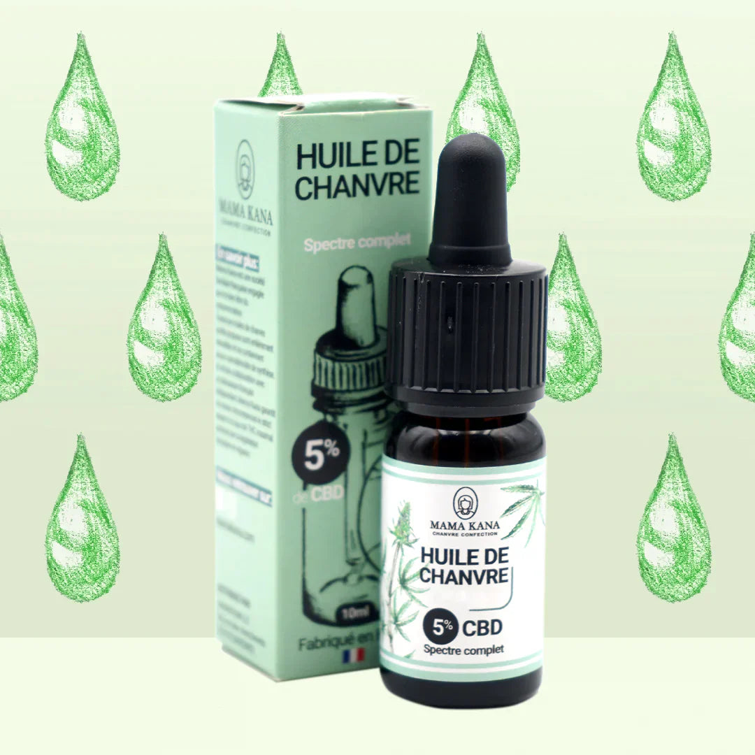 MAMA KANA CBD Huile 5% de CBD Full Spectrum 🇫🇷