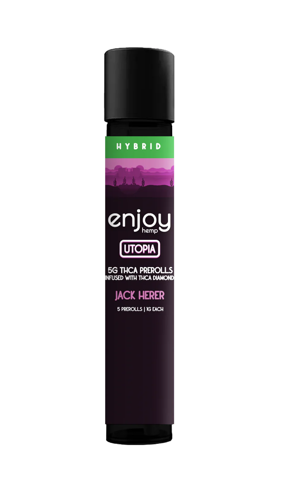 Enjoy Hemp 5g THCA Prerolls Infused with THCA Diamonds - Jack Herer for Utopia (Hybrid) Best Price