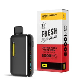 6000mg HHC Vape Pen - Sunset Sherbet - Indica - 6ml - Fresh Best Price