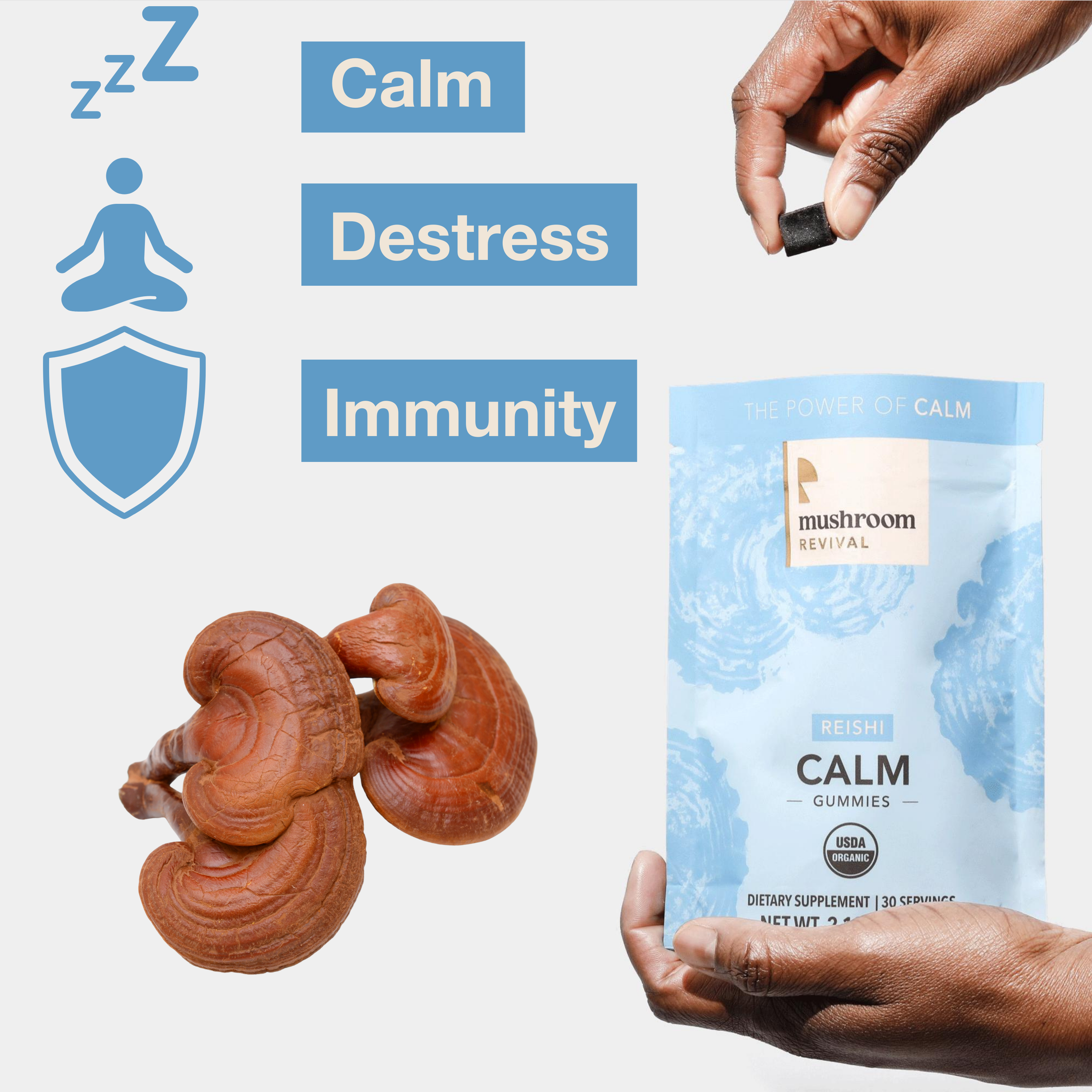 Mushroom Revival Calm Gummies