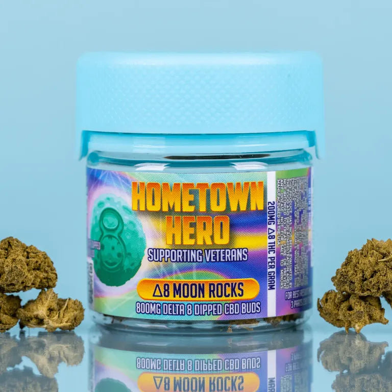 Hometown Hero Delta 8 THC Moonrocks - 4g Best Price