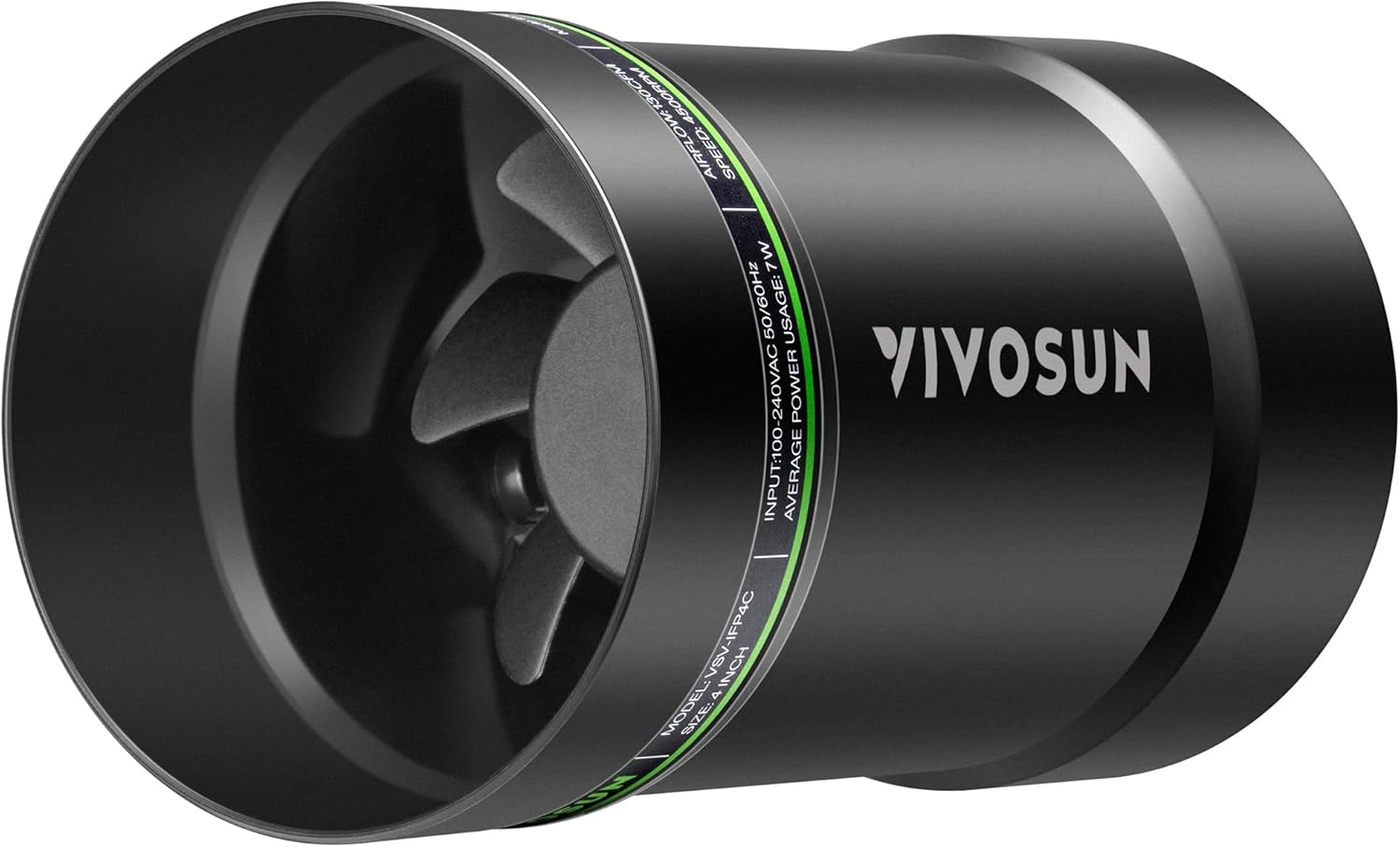 VIVOSUN 6” Inline Booster Duct Fan with Speed Regulator, 345 CFM Quiet Exhaust Fan for HVAC Ventilation in Grow Tents, Basements, Bathrooms, Kitchens, and Attics