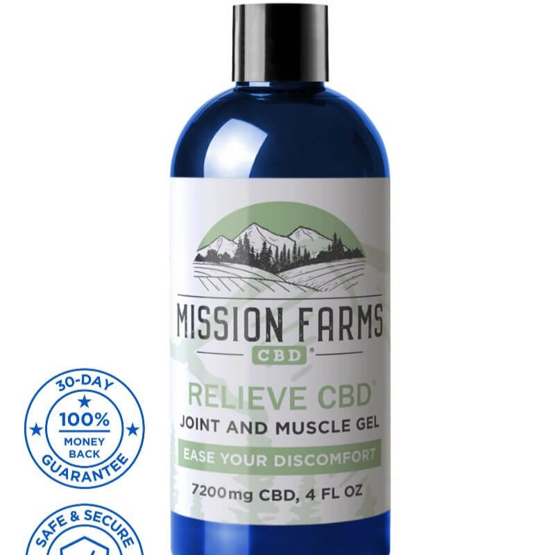 Mission Farms Relieve CBD Joint and Muscle Gel