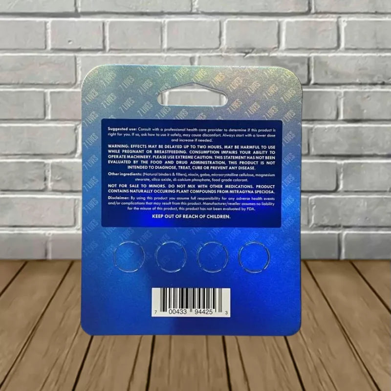 7 Lives 7-Hydroxymitragynine Extract Tablets 4ct Best Price