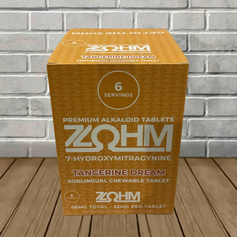 Zohm 7-Hydroxymitragynine Extract Tablets Full Case 10ct Best Price