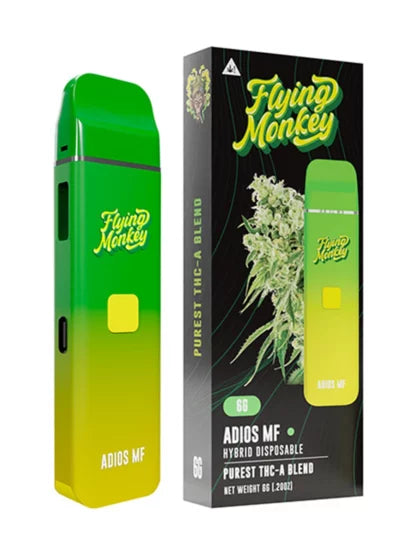 Adios MF Flying Monkey Purest THC-A Blend Disposable 6G Best Price
