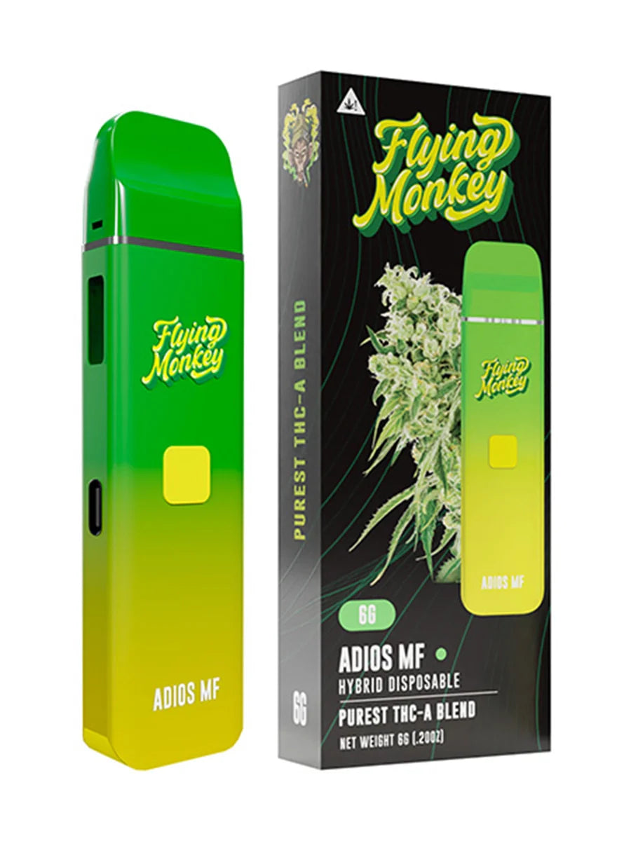 Adios MF Flying Monkey Purest THC-A Blend Disposable 6G Best Price