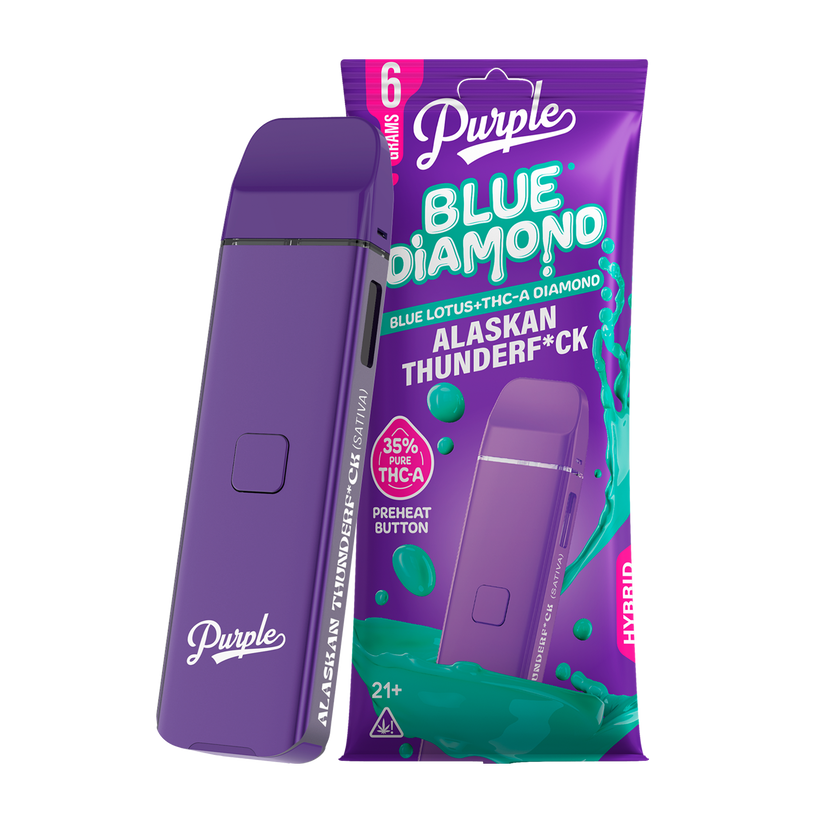 Purple Organics Blue Diamond Disposable THCA – 6 Grams