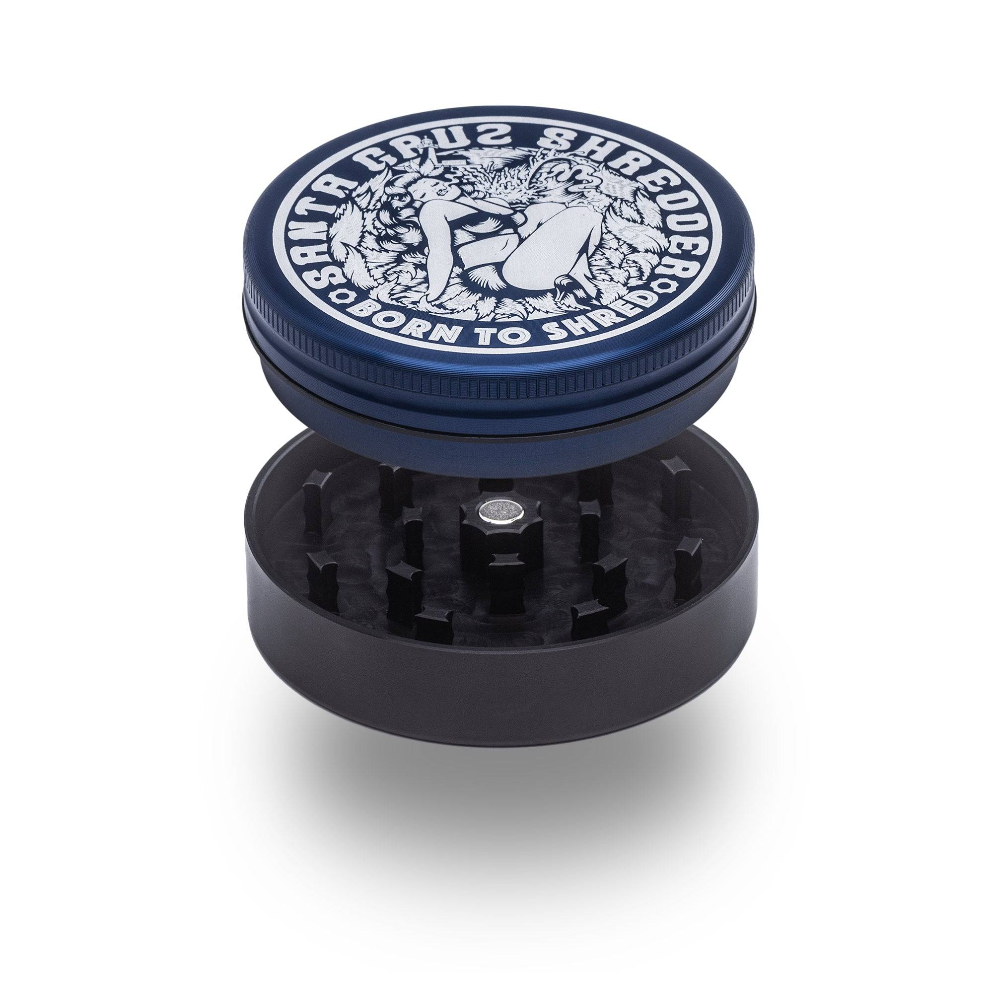 Santa Cruz Shredder Aluminum 2 Piece Large "Pin Up" Grinders Best Price