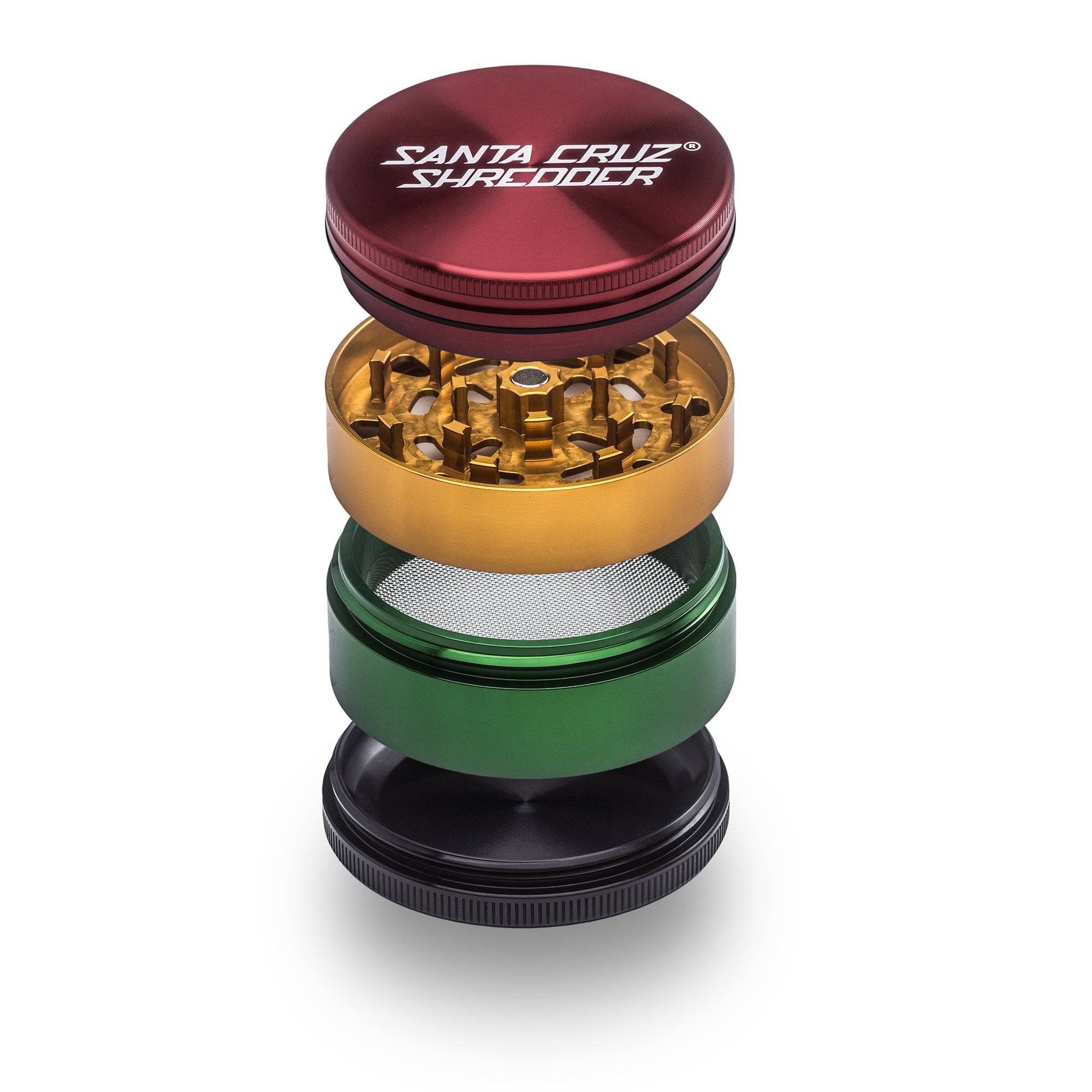 Santa Cruz Shredder Aluminum 4 Piece Large Grinders Best Price