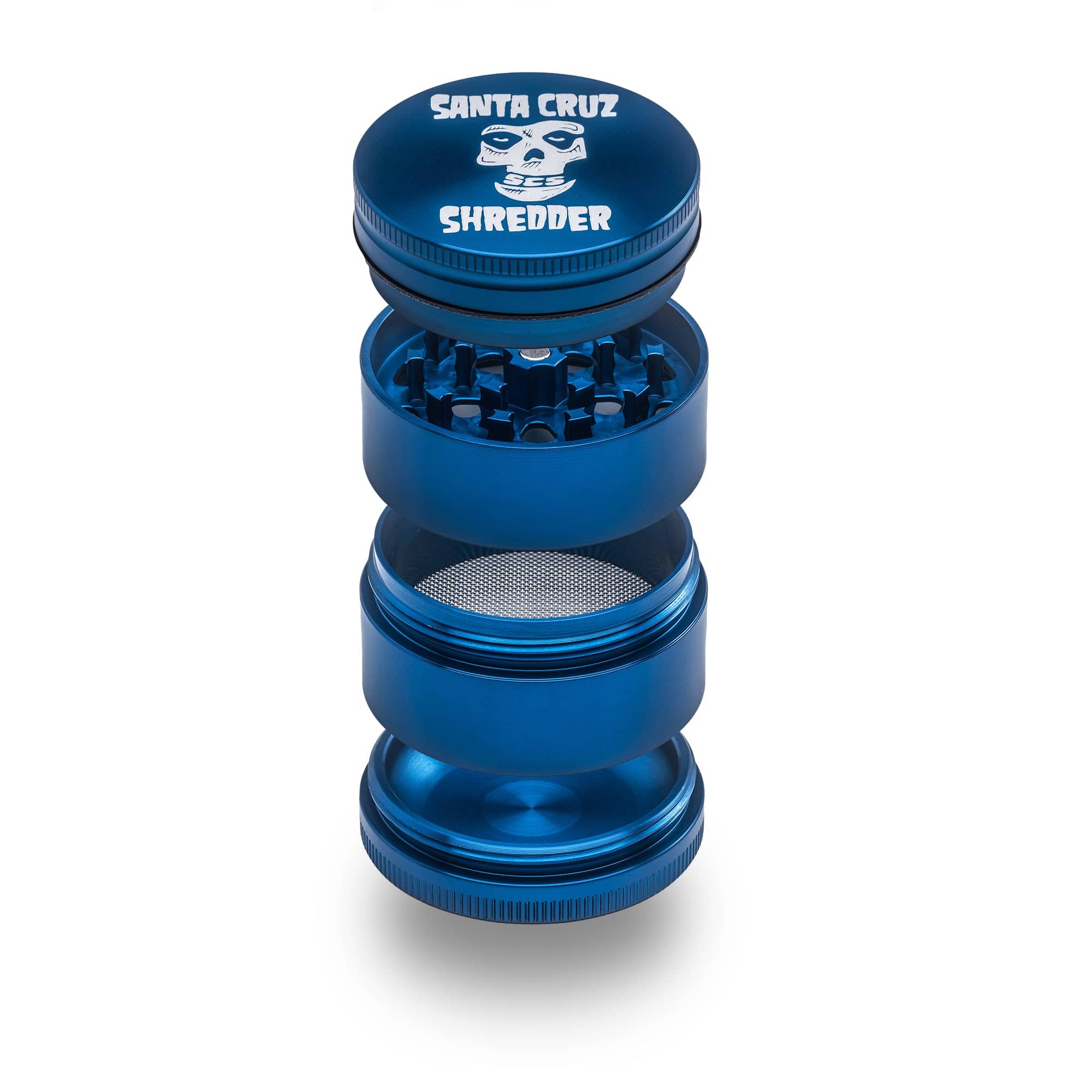 Santa Cruz Shredder Aluminum 4 Piece Medium "Skull" Grinders Best Price