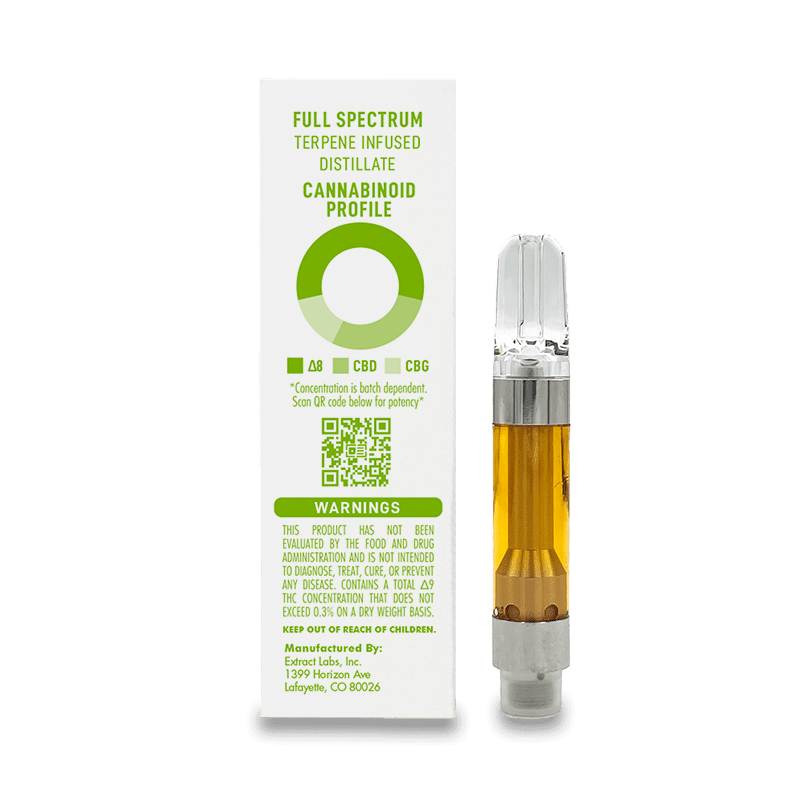Extract Labs Delta 8 Cart | Apple Fritter