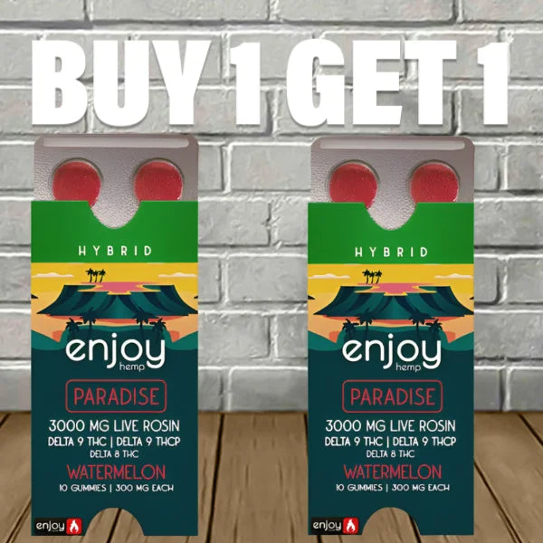 B1G1 Enjoy Hemp Live Rosin D9 | THCP | D8 Blister Pack 3000mg Best Price