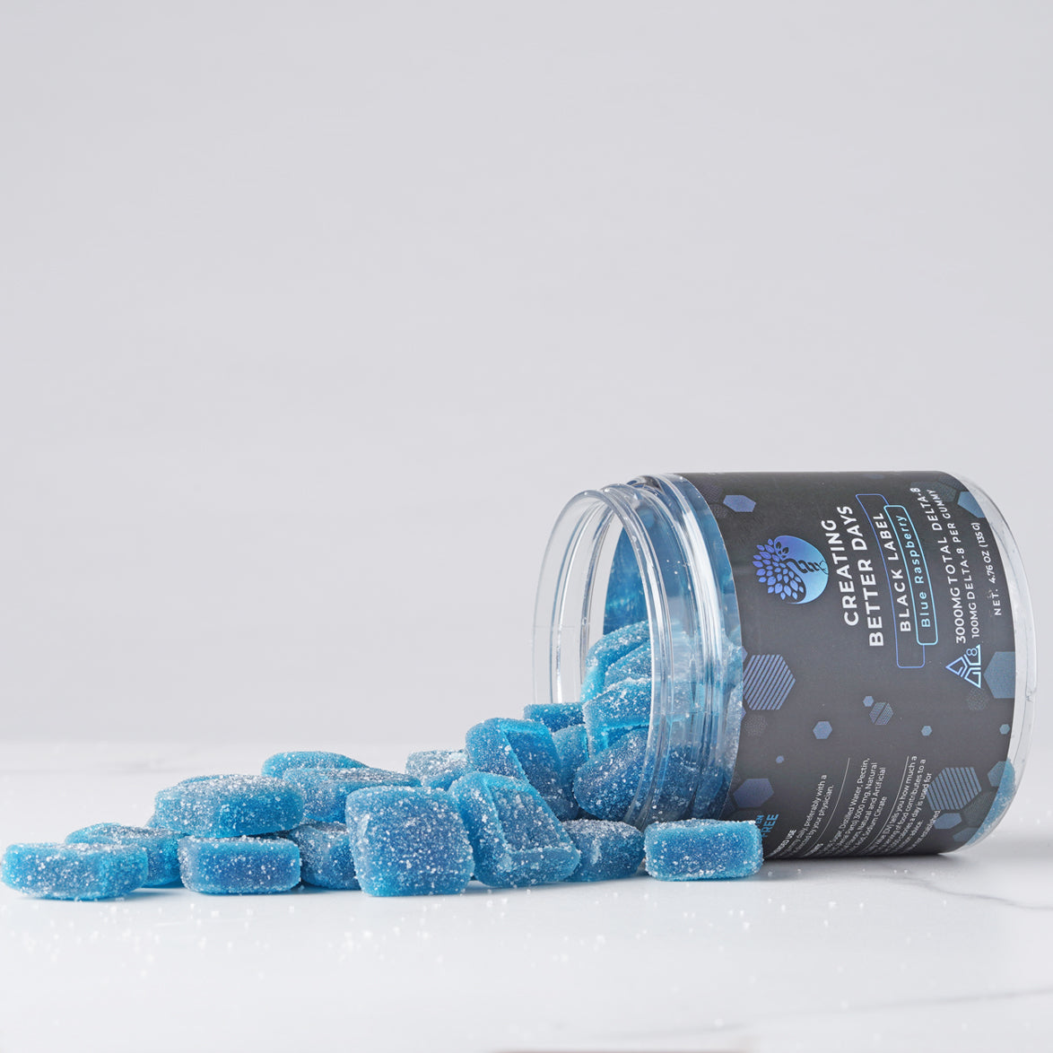 Blue Raspberry Delta 8 Gummies 3000 MG