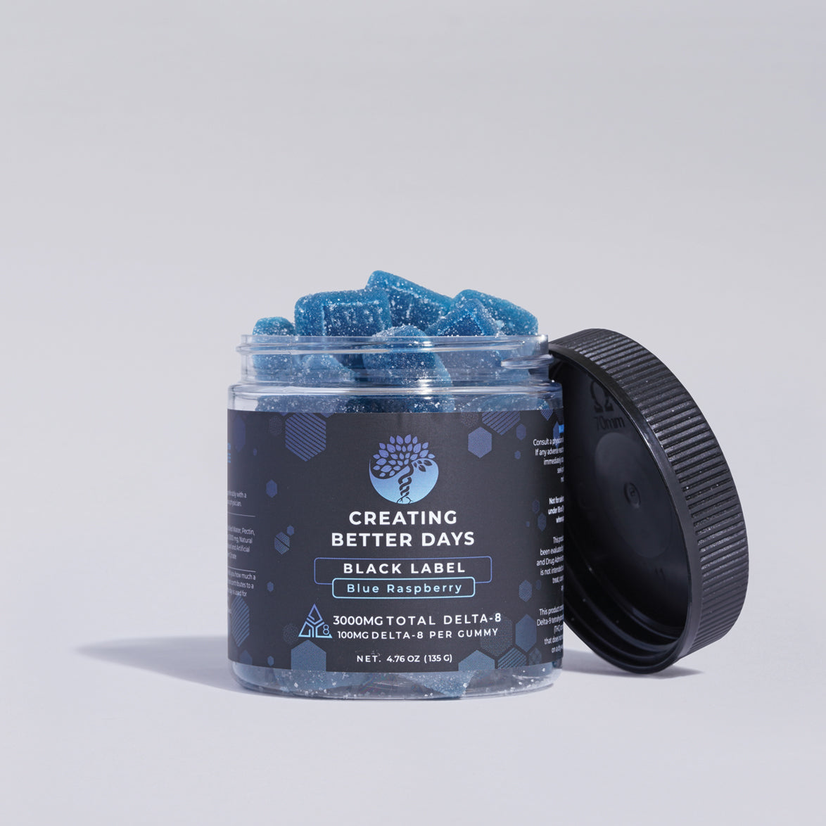 Blue Raspberry Delta 8 Gummies 3000 MG