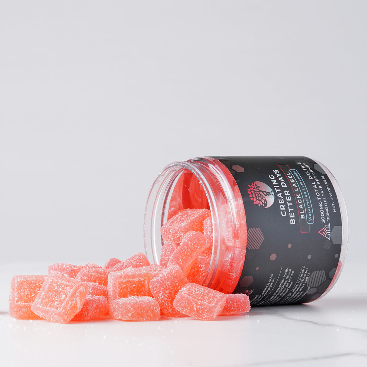 3,000mg Delta-8 Gummies - WaterMelon Lemonade