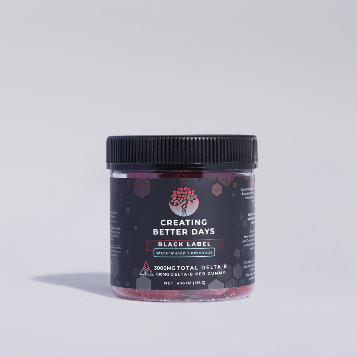 3,000mg Delta-8 Gummies - WaterMelon Lemonade