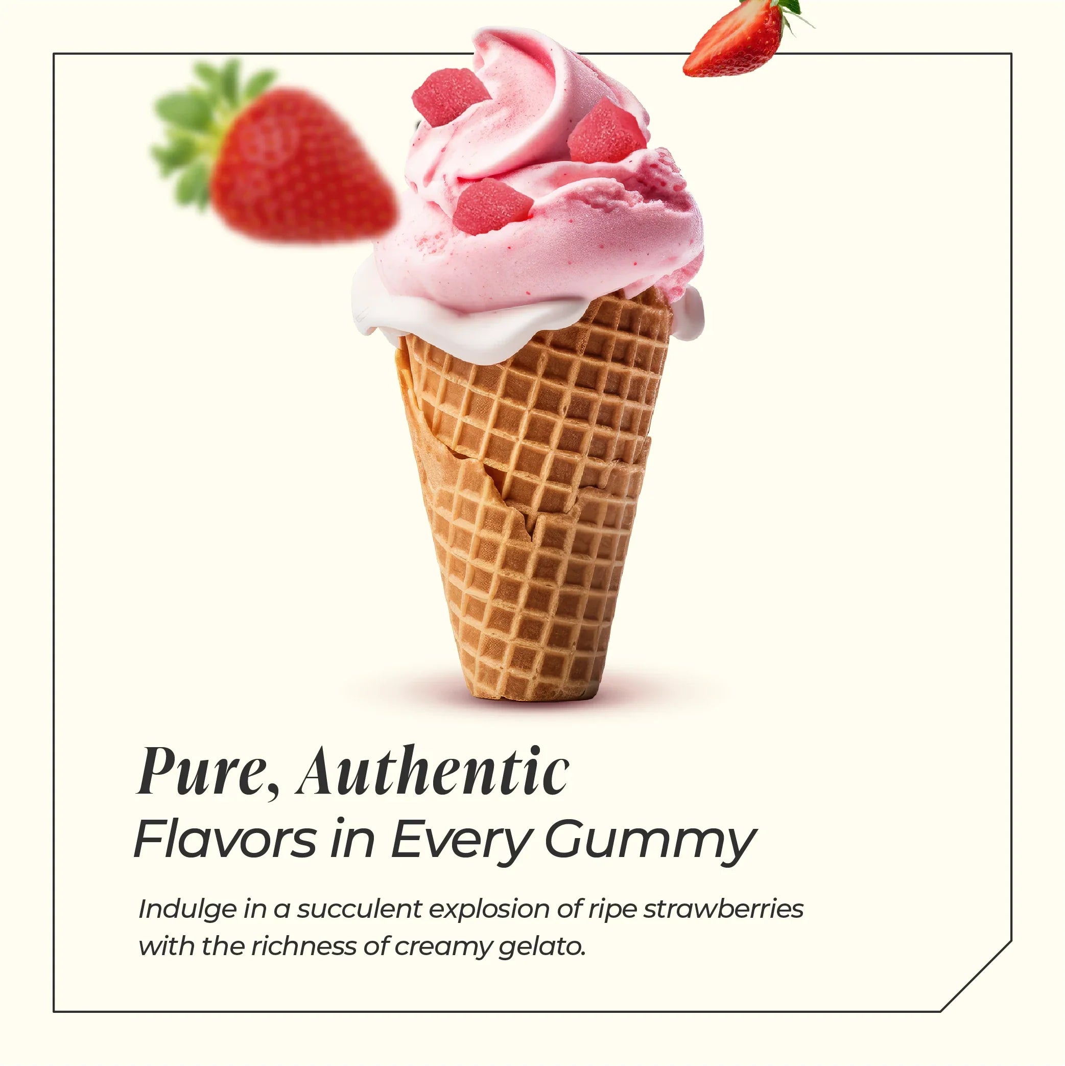 BudPop Delta-8 Strawberry Gelato Gummies (750-3000mg)