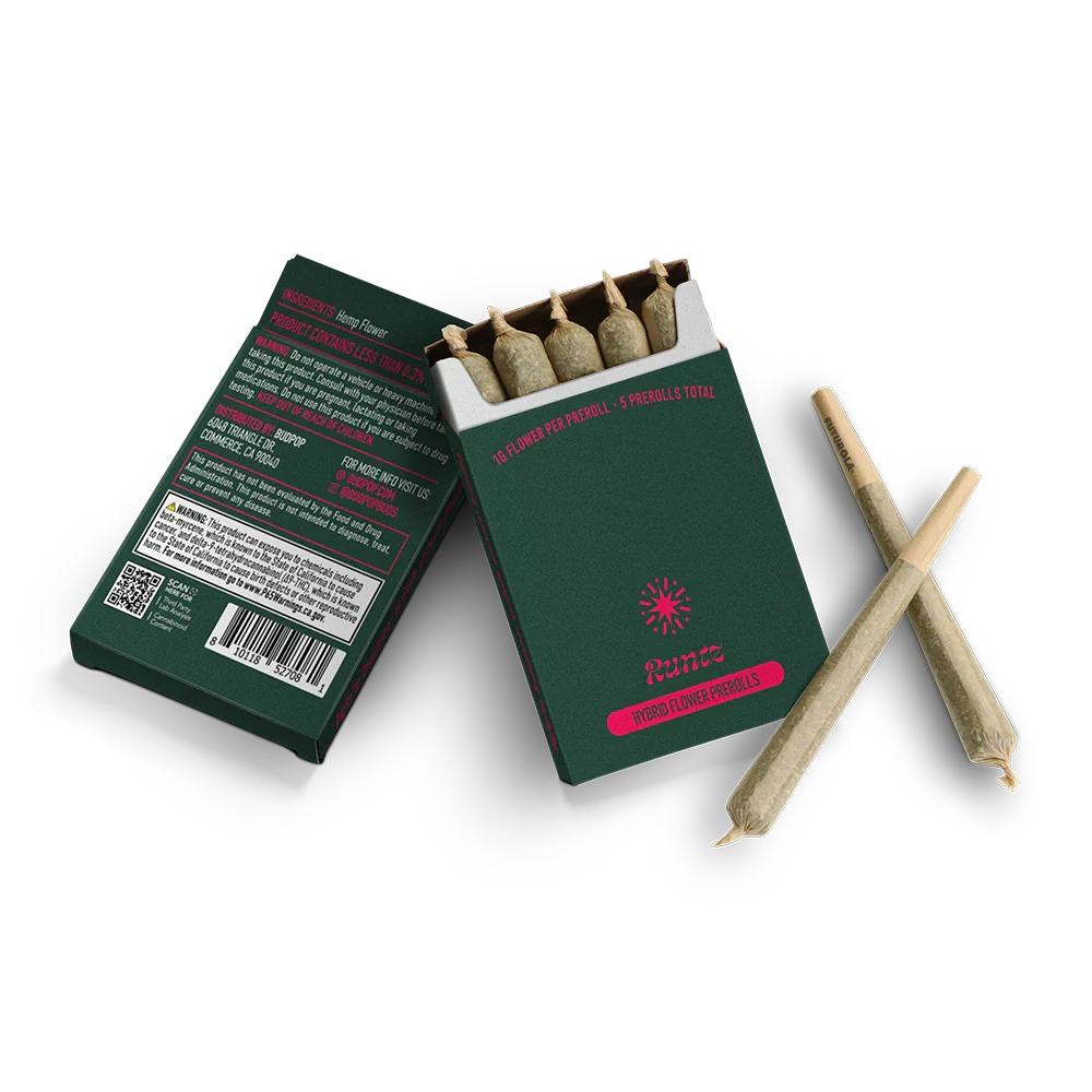 BudPop THCA Pre-Roll – Runtz