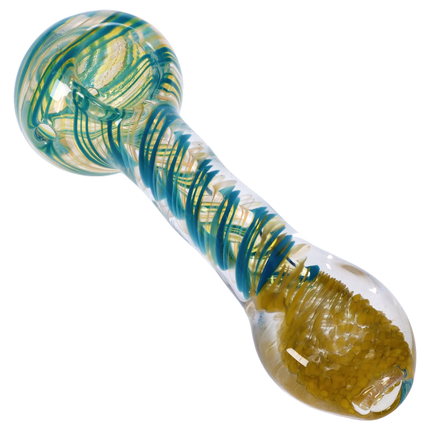 Dankstop Color Twisting Spoon Pipe - 3 in.