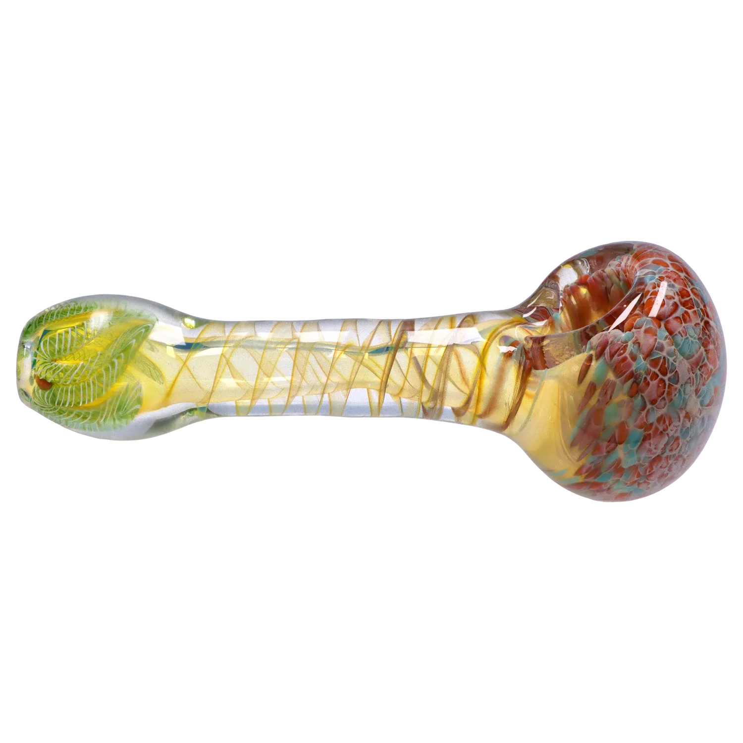 Dankstop Twisting Frit Spoon Pipe - 3 in.