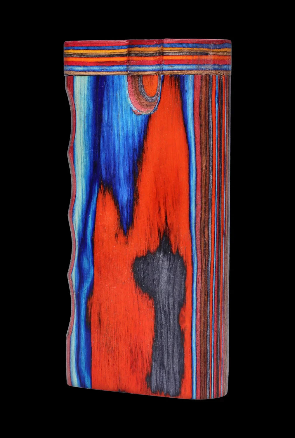 Smoke Cartel Colourful Wood Grain Dugout - Large