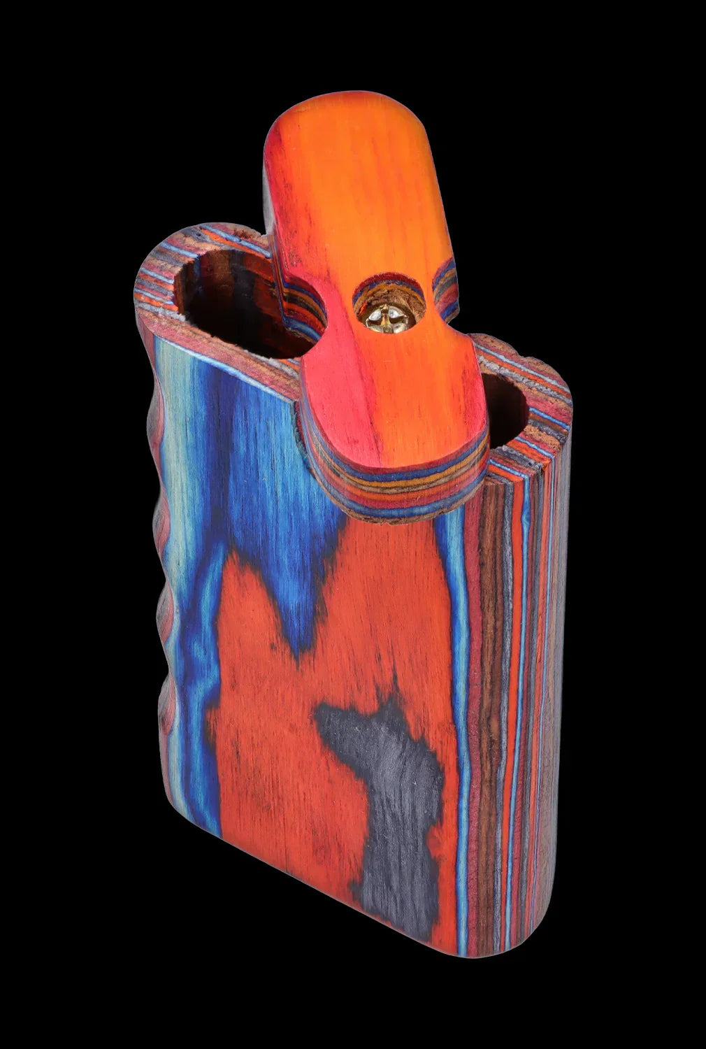 Smoke Cartel Colourful Wood Grain Dugout - Large