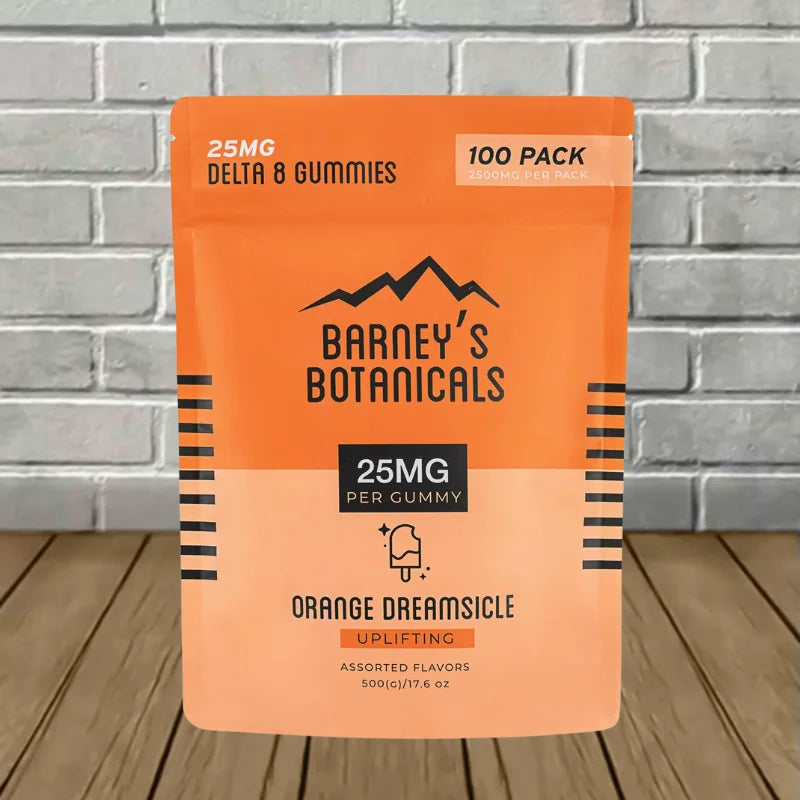 Barneys D8 25mg Terpene Infused 100ct Bag Best Price