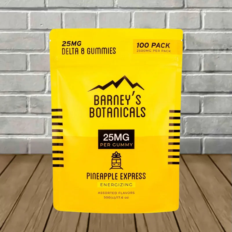 Barneys D8 25mg Terpene Infused 100ct Bag Best Price
