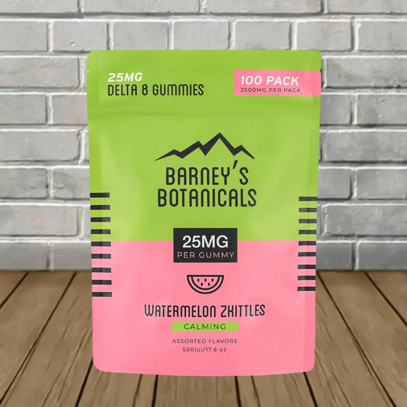 Barneys D8 25mg Terpene Infused 100ct Bag Best Price