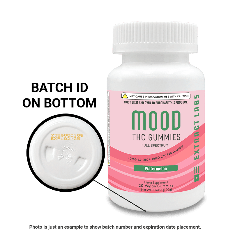 Extract Labs Delta 9 Gummies | Mood Gummies | Watermelon
