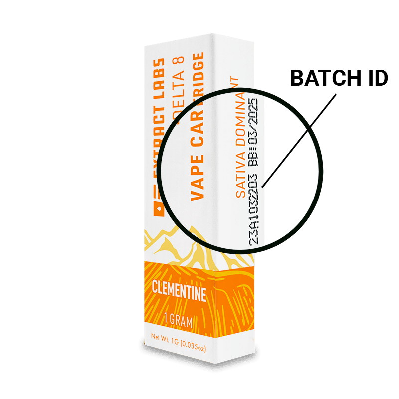 Extract Labs Delta 8 Cart | Clementine