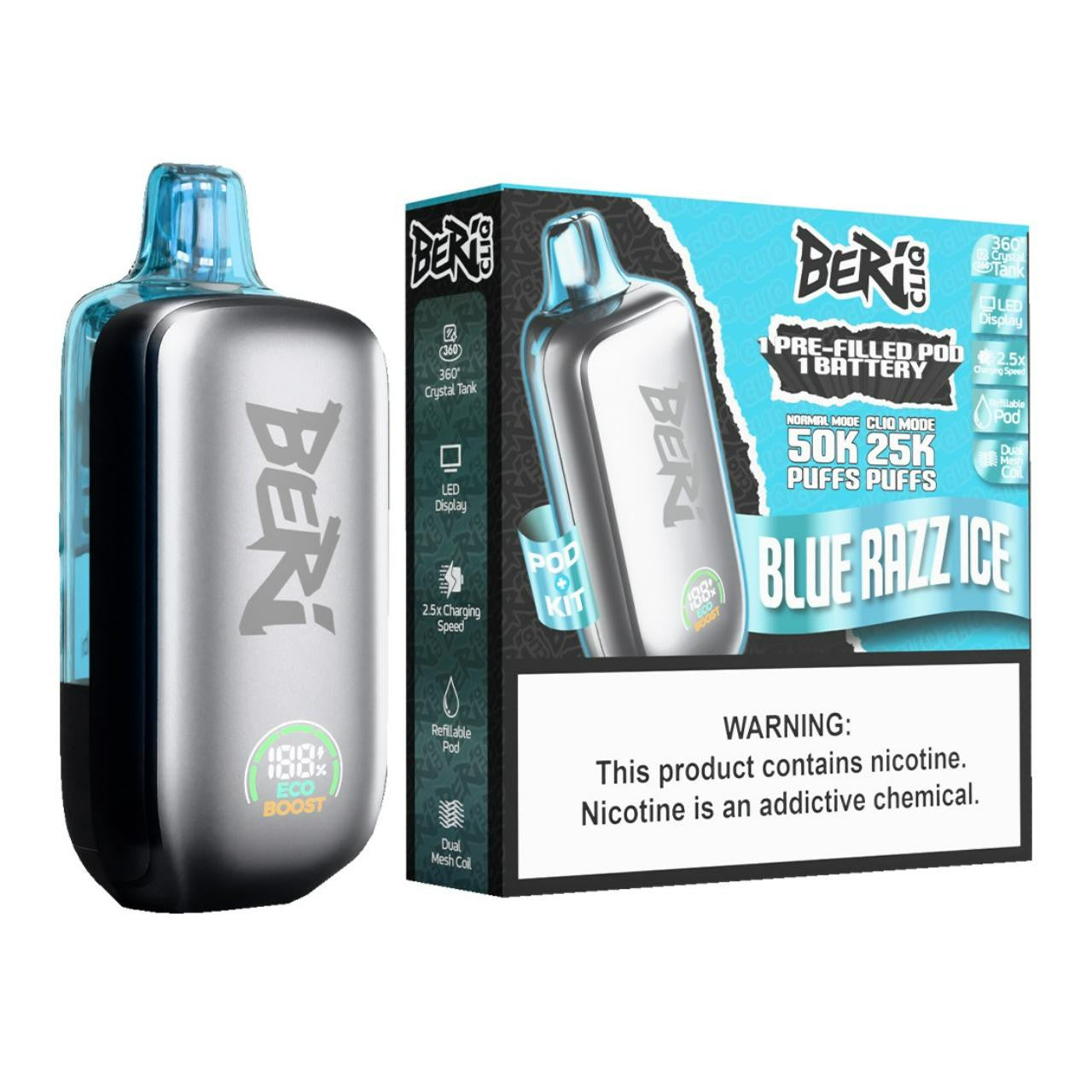 Beri Cliq Disposable Kit (50000 Puffs) Best Sales Price - Disposables