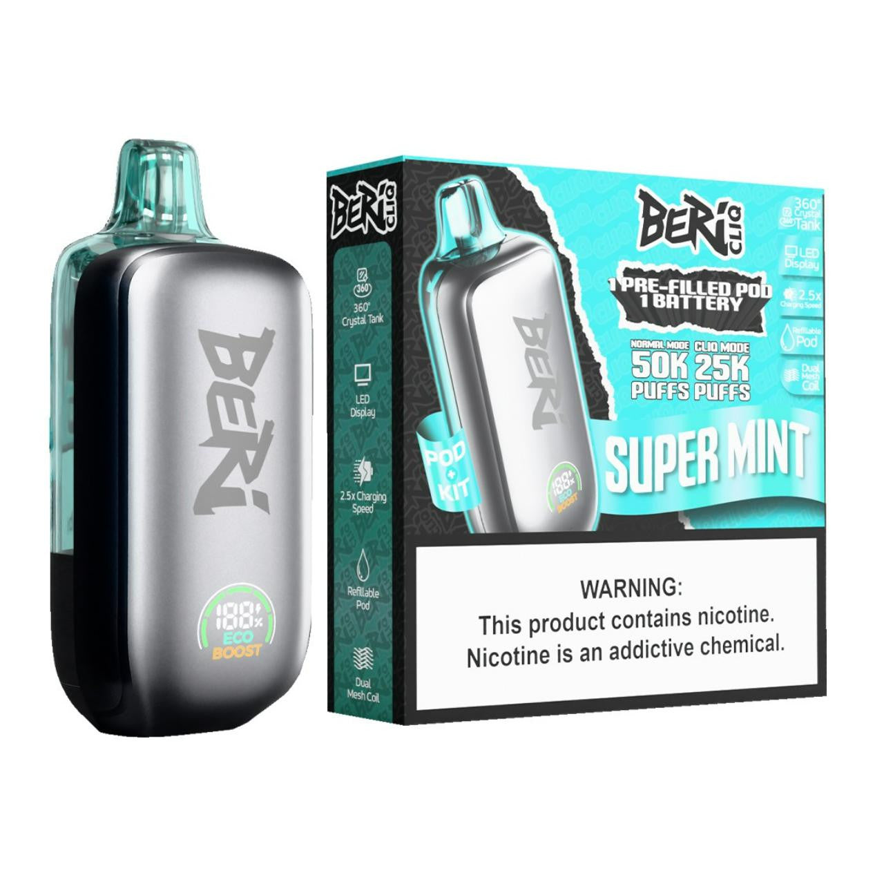 Beri Cliq Disposable Kit (50000 Puffs) Best Sales Price - Disposables