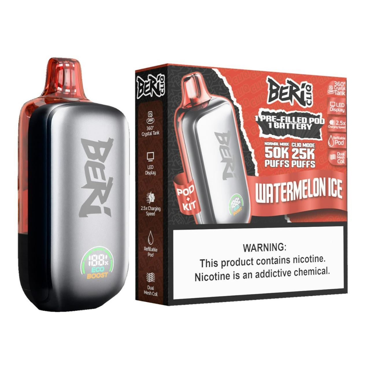 Beri Cliq Disposable Kit (50000 Puffs) Best Sales Price - Disposables