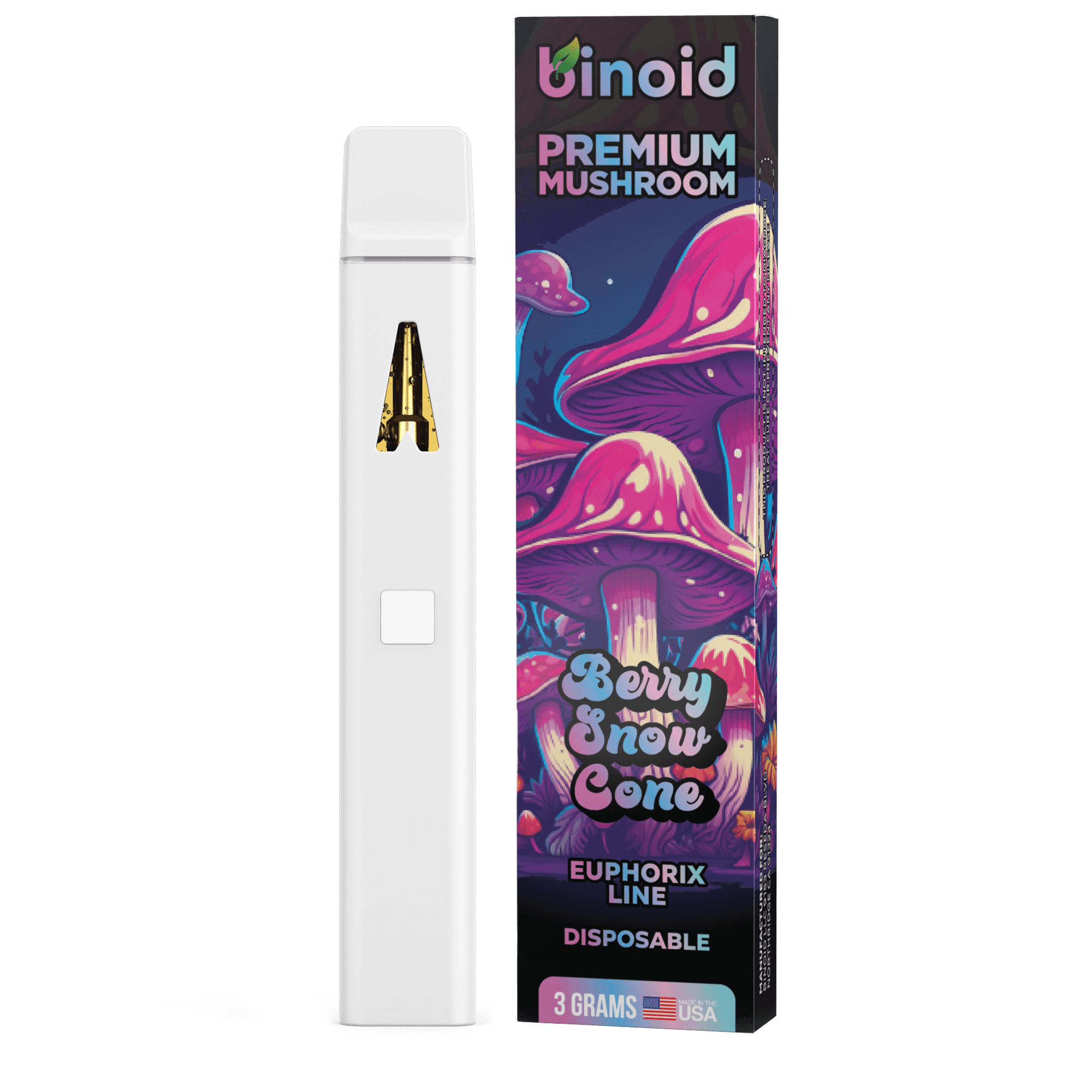 Binoid On Sale: Mushroom Disposable Vapes – 3 Gram