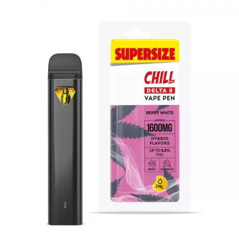 Berry White Strain Vape - Delta 8 THC Disposable Chill 1600mg Best Price